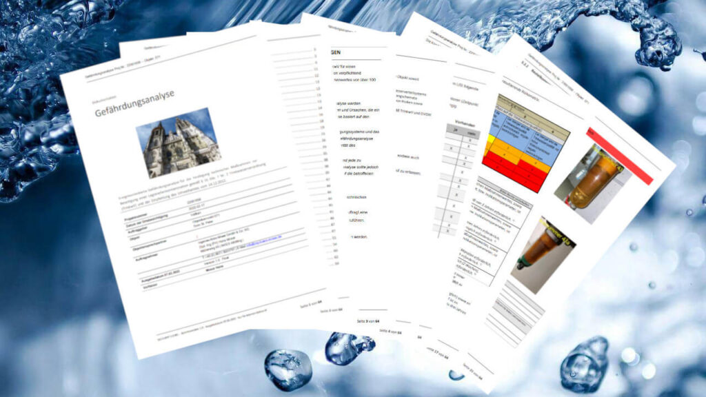 DomaCheck Automatisierter Bericht zu einer Trinkwasser Gefährdungsanlage